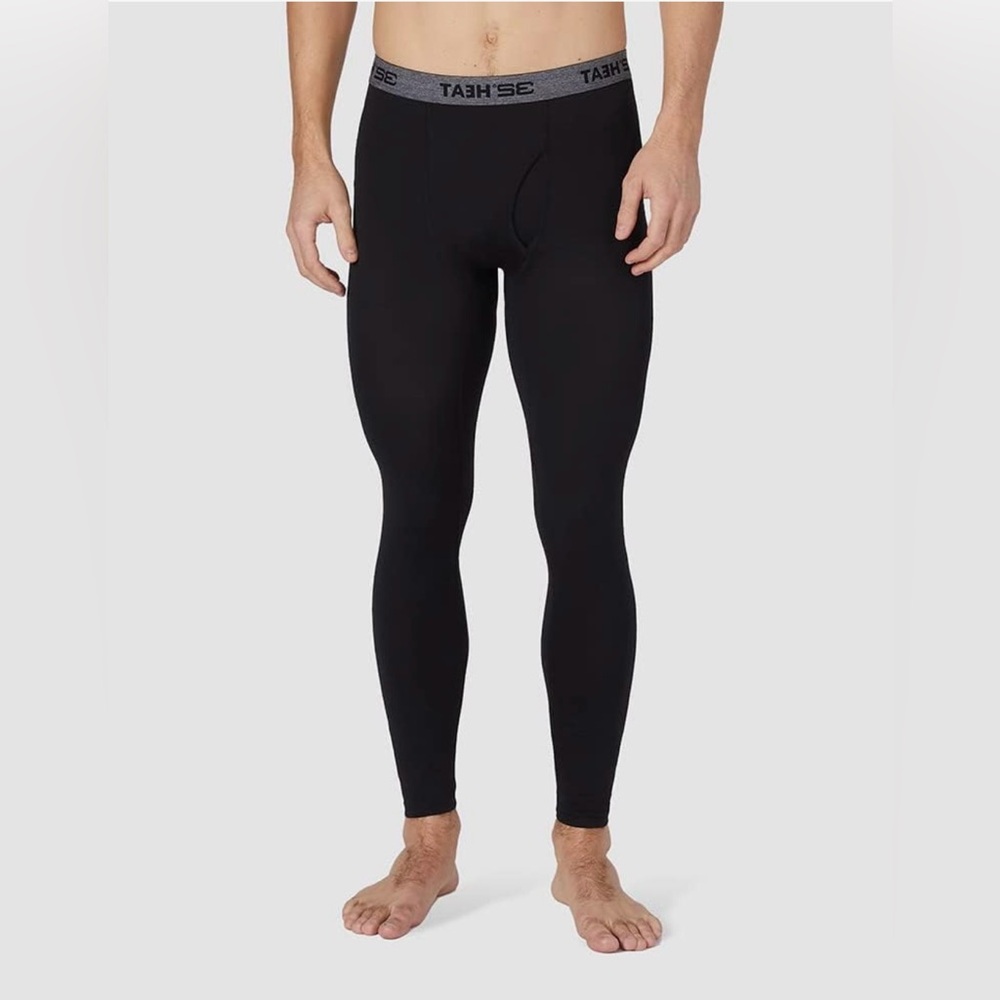 32 Degrees Men's 2-Pack Performance Lightweight Thermal Baselayer Legging Pant - Picture 3 of 10